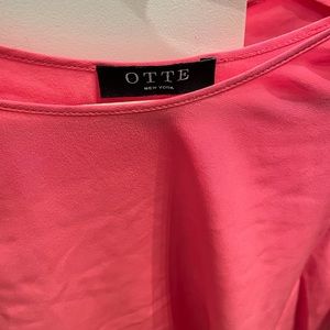 Otte pink/ orange silk top